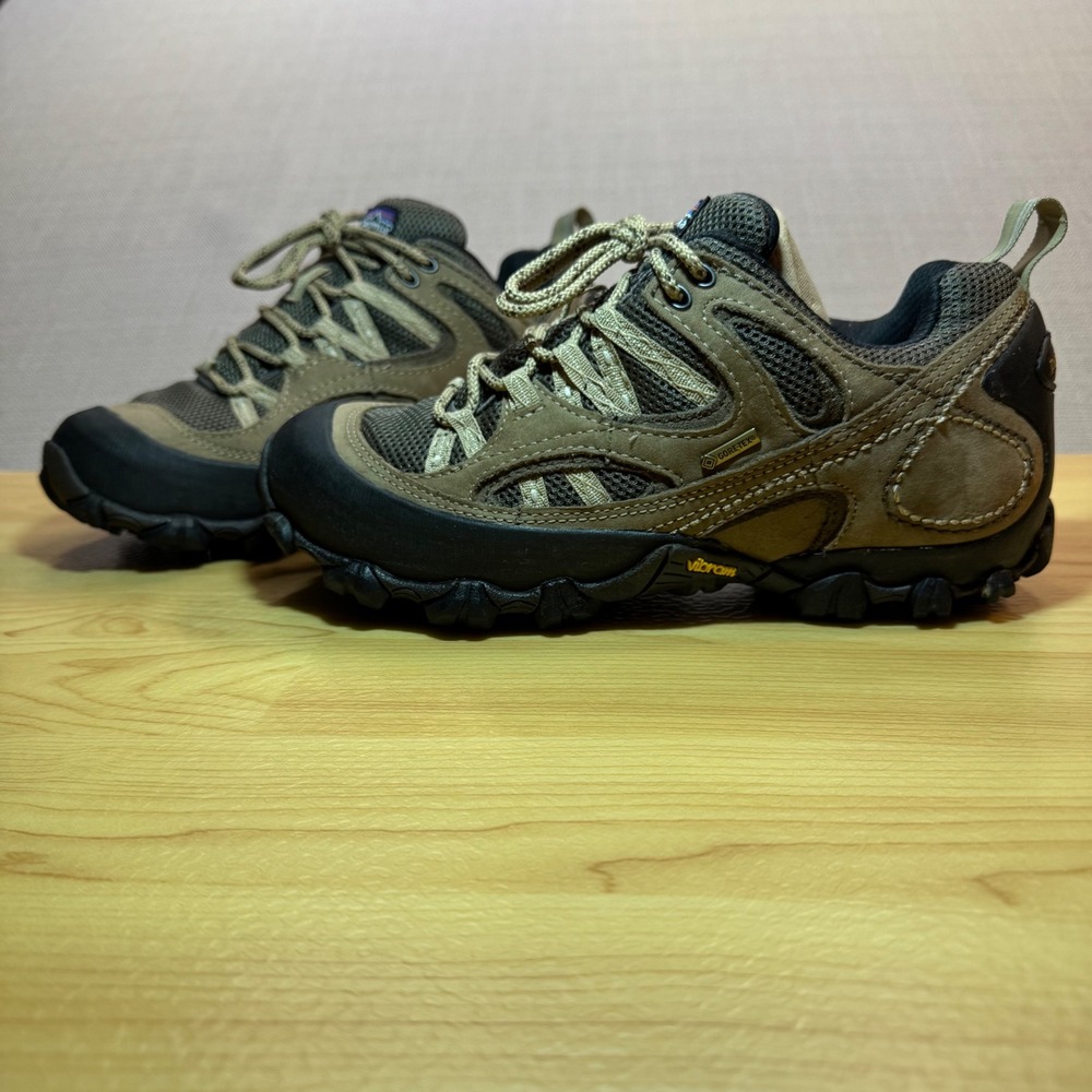Patagonia Womens Drifter AC Gore-Tex Hiking Shoes Brown Size 6.5W Like New
